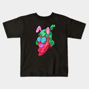 Dope flashing pepper character girl illustration Kids T-Shirt